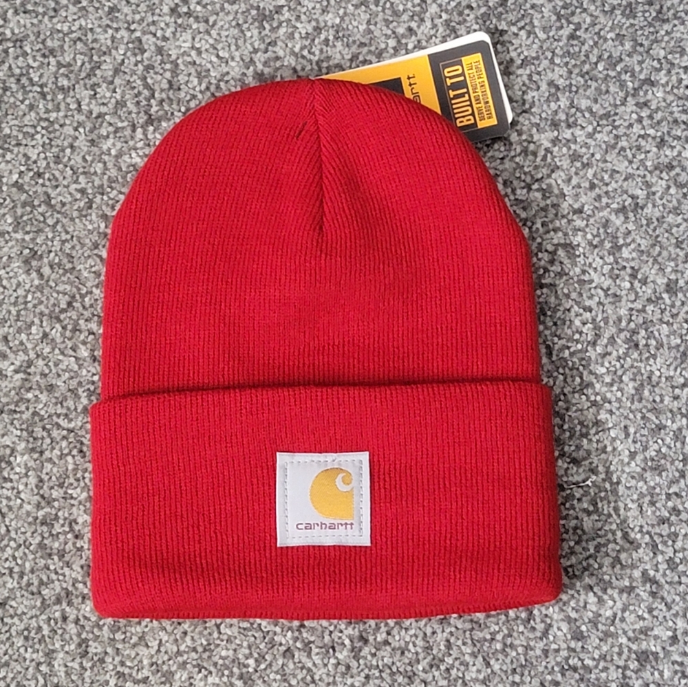 NWT! Carhartt Red Beanie